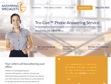 Tablet Screenshot of answering-services-southdakota.com